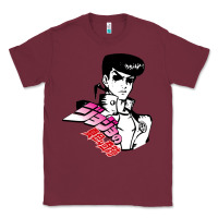 Burgundy josuke very bizarre Classic Tee - linhVisuals