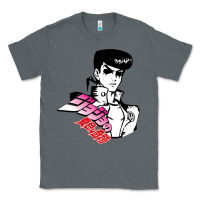 Charcoal Heather josuke very bizarre Classic Tee - linhVisuals