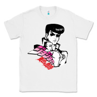 White josuke very bizarre Classic Tee - linhVisuals