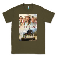 Army Green heartland for men and women Classic Tee - linhVisuals