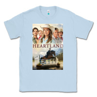 Dusty Blue heartland for men and women Classic Tee - linhVisuals
