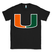 Black miami hurric Classic Tee - linhVisuals