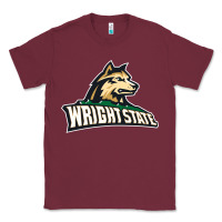 Burgundy wright state Classic Tee - linhVisuals