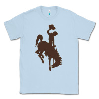 Dusty Blue wyoming athletics Classic Tee - linhVisuals