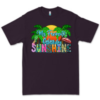 Plum My Favorite Coloris Sunshine Premium Tee - CowhideDigitalArt
