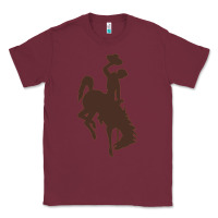 Burgundy wyoming athletics Classic Tee - linhVisuals