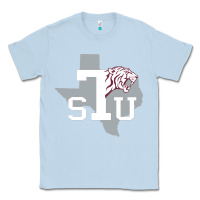 Dusty Blue texas southern Classic Tee - linhVisuals