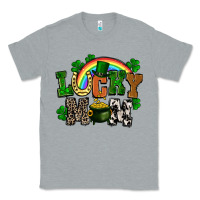 Heather Grey lucky mom St. Patricks Day Classic Tee - FaDigitalArtStudio