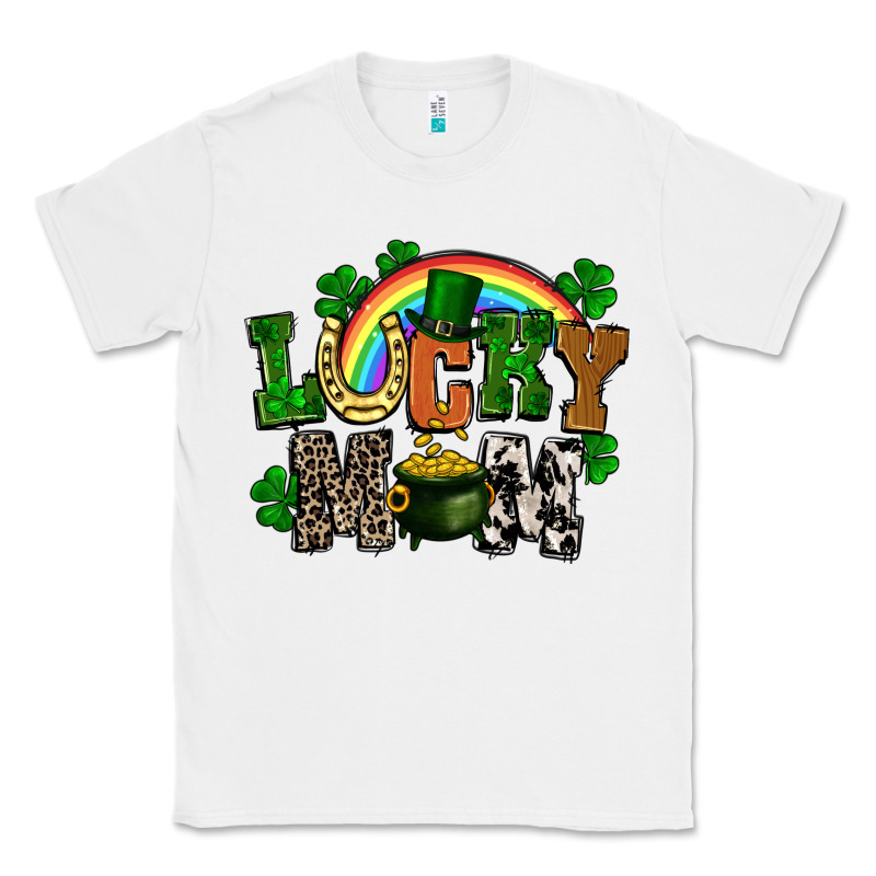 Lucky Mom St. Patricks Day Classic Tee by FaDigitalArtStudio | Teevron