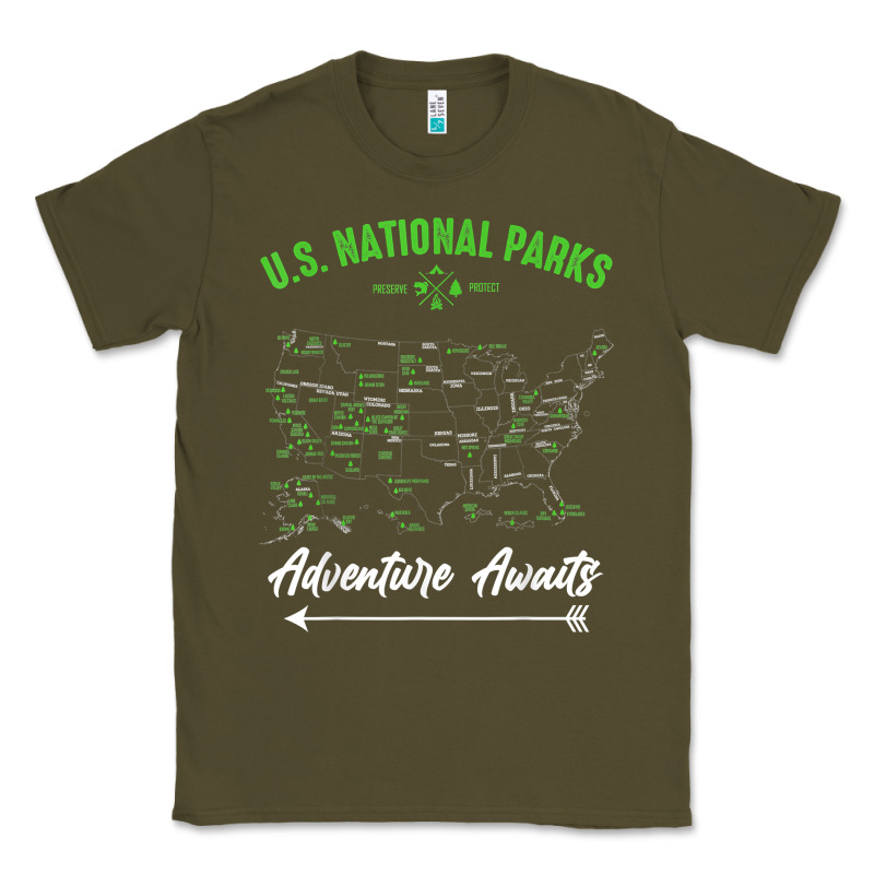 National Parks Adventure Lover Camping Hiking Camper Fan T Shirt Classic Tee by linhVisuals | Teevron