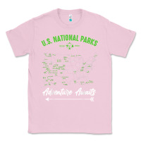 Bubblegum Pink national parks adventure lover camping hiking camper fan t shirt Classic Tee - linhVisuals