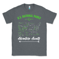 Charcoal Heather national parks adventure lover camping hiking camper fan t shirt Classic Tee - linhVisuals