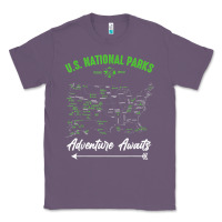 Lavender national parks adventure lover camping hiking camper fan t shirt Classic Tee - linhVisuals
