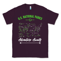 Plum national parks adventure lover camping hiking camper fan t shirt Classic Tee - linhVisuals