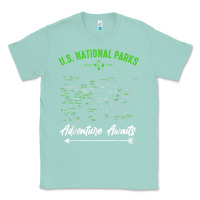 Seafoam national parks adventure lover camping hiking camper fan t shirt Classic Tee - linhVisuals