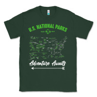 Sports Green national parks adventure lover camping hiking camper fan t shirt Classic Tee - linhVisuals