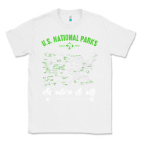 White national parks adventure lover camping hiking camper fan t shirt Classic Tee - linhVisuals