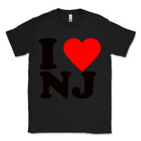 Black i love nj Classic Tee - linhVisuals