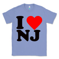 Colony Blue i love nj Classic Tee - linhVisuals