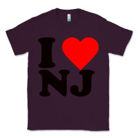 Plum i love nj Classic Tee - linhVisuals