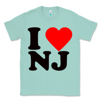 Seafoam i love nj Classic Tee - linhVisuals