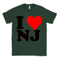 Sports Green i love nj Classic Tee - linhVisuals