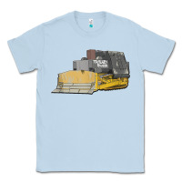 Dusty Blue killdozer tread back tank top Classic Tee - linhVisuals