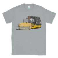 Heather Grey killdozer tread back tank top Classic Tee - linhVisuals