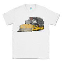 White killdozer tread back tank top Classic Tee - linhVisuals