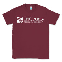 Burgundy tri county technical center Classic Tee - linhVisuals