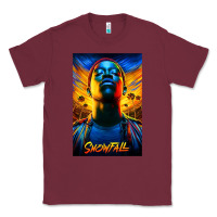 Burgundy snowfall fx tv show Classic Tee - linhVisuals