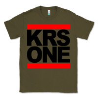 Army Green hip hop krs one Classic Tee - linhVisuals
