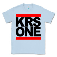 Dusty Blue hip hop krs one Classic Tee - linhVisuals