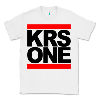 White hip hop krs one Classic Tee - linhVisuals