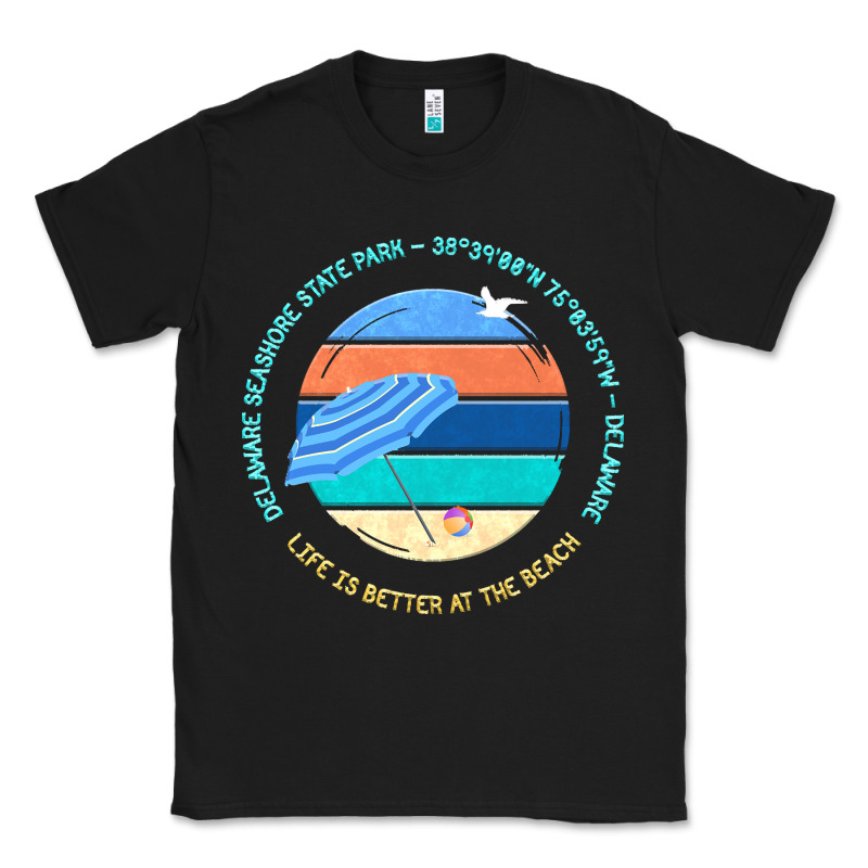 Delaware Seashore State Park T  Shirt Delaware Seashore State Park, De Classic Tee by linhVisuals | Teevron