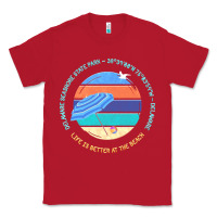 Red delaware seashore state park t  shirt delaware seashore state park, de Classic Tee - linhVisuals