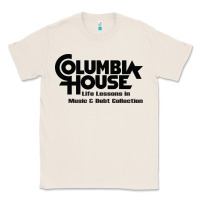 Natural columbia house record & tape club Classic Tee - linhVisuals