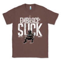 Chestnut EMBRACE THE SUCK VINTAGE Classic Tee - linhVisuals