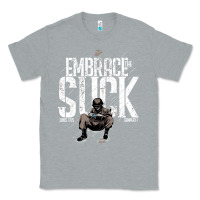 Heather Grey EMBRACE THE SUCK VINTAGE Classic Tee - linhVisuals