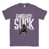 Lavender EMBRACE THE SUCK VINTAGE Classic Tee - linhVisuals