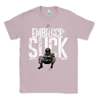 Lilac EMBRACE THE SUCK VINTAGE Classic Tee - linhVisuals