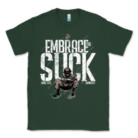 Sports Green EMBRACE THE SUCK VINTAGE Classic Tee - linhVisuals