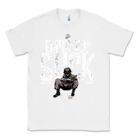 White EMBRACE THE SUCK VINTAGE Classic Tee - linhVisuals