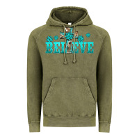 Vintage Olive western turquoise's gemstones cross believe Vintage Hoodie - BarkalooDesign