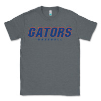 Charcoal Heather GATORS BASEBALL Classic Tee - linhVisuals