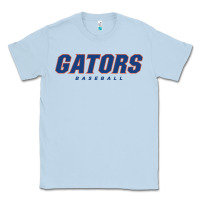 Dusty Blue GATORS BASEBALL Classic Tee - linhVisuals