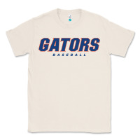Natural GATORS BASEBALL Classic Tee - linhVisuals