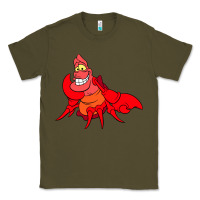 Army Green The Little Mermaid Sebastian Costume Classic Tee - linhVisuals
