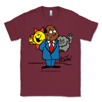 Burgundy al roker Classic Tee - linhVisuals