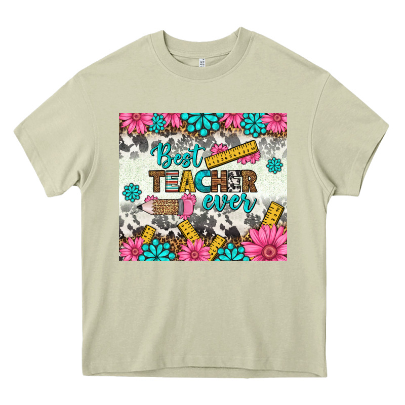 Best Teacher Ever Tumbler Heavy Core Tee by BundleAndBundleShop | Teevron
